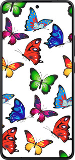 Силиконовый чехол Красочные мотыльки для Xiaomi Redmi K80 - 4761u-4148 изображение 