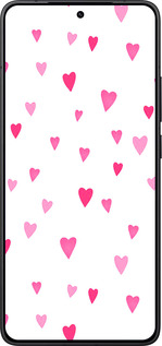 Силиконовый чехол Сердечки 2 для Xiaomi Redmi K80 - 4763u-4148 изображение 