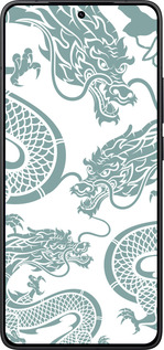 Силіконовий чехол Дракон для Xiaomi POCO F7 Pro - 5476u-4085 изображение 