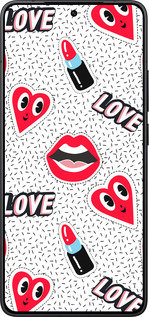 Силиконовый чехол Стикеры v3 для Xiaomi Redmi K80 - 5502u-4148 изображение 