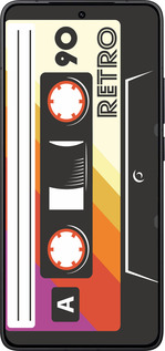 Силіконовий чехол Касета з90 v4 для Xiaomi Redmi K80 - 5532u-4148 изображение 