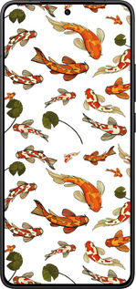 Силіконовий чехол Риби Кої для Xiaomi Redmi K80 - 5535u-4148 изображение 