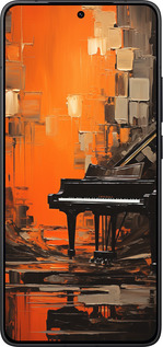 Силиконовый чехол Чехол для телефона Оранжевый Рояль для Xiaomi Redmi K80 - 5937u-4148 изображение 