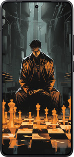 Силиконовый чехол Шахматы для Xiaomi Redmi K80 - 5951u-4148 изображение 