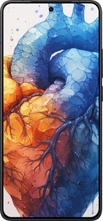 Силиконовый чехол Арт-сердце для Xiaomi Redmi K80 - 6034u-4148 изображение 