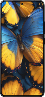 Силиконовый чехол Желто-голубые бабочки для Xiaomi Redmi K80 - 6046u-4148 изображение 