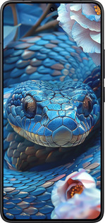 Силиконовый чехол Blue Snake для Xiaomi Redmi K80 - 6079u-4148 изображение 