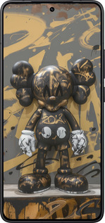 Силиконовый чехол Bronze kaws для Xiaomi Redmi K80 - 6097u-4148 изображение 