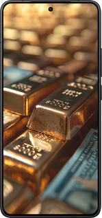 Силіконовий чехол Сяйво золота для Xiaomi POCO F7 Pro - 6104u-4085 изображение 