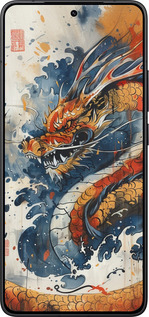 Силиконовый чехол Ярость дракона для Xiaomi Redmi K80 - 6112u-4148 изображение 