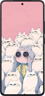 Силіконовий чехол Малышка с котами для Xiaomi Redmi K80 - 6295u-4148 изображение 