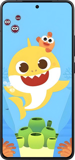 Силиконовый чехол Бейби Шарк для Xiaomi Redmi K80 - 6303u-4148 изображение 