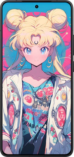 Силиконовый чехол Сейлор Мун 2 для Xiaomi Redmi K80 - 6351u-4148 изображение 