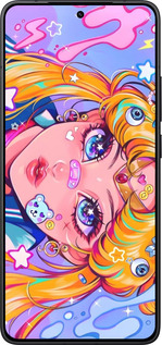 Силіконовий чехол Сейлор Мун 4 для Xiaomi Redmi K80 - 6353u-4148 изображение 