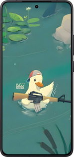 Силиконовый чехол Уточка с автоматом для Xiaomi Redmi K80 - 6356u-4148 изображение 