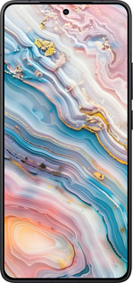 Силиконовый чехол Мрамор красивый для Xiaomi POCO F7 Pro - 6376u-4085 изображение 
