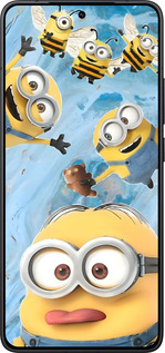 Силіконовий чехол Миньоны для Xiaomi Redmi K80 - 6386u-4148 изображение 