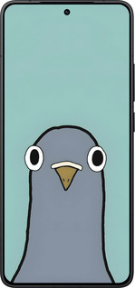 Силиконовый чехол Голубь для Xiaomi POCO F7 Pro - 6388u-4085 изображение 