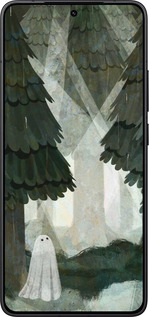 Силиконовый чехол С изображением соснового леса и привидения для Xiaomi Redmi K80 - 6420u-4148 изображение 