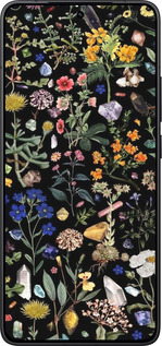 Силіконовий чехол З квітами для Xiaomi POCO F7 Pro - 6422u-4085 изображение 