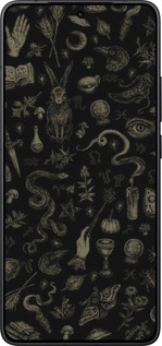 Силиконовый чехол Мистический коллаж с травами и магическими символами для Xiaomi Redmi K80 - 6428u-4148 изображение 