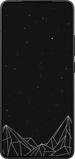 Силіконовий чехол Чорно білі абстрактні гори для Xiaomi Redmi K80 - 6437u-4148 изображение 