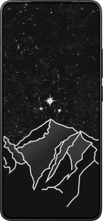 Силиконовый чехол Минималистический горный пейзаж для Xiaomi Redmi K80 - 6438u-4148 изображение 