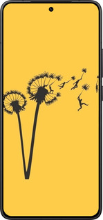 Силиконовый чехол Минимализм одуванчики для Xiaomi Redmi K80 - 6449u-4148 изображение 