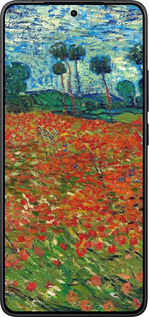 Силиконовый чехол Винсент Ван Гог-Маковое поле для Xiaomi Redmi K80 - 6466u-4148 изображение 