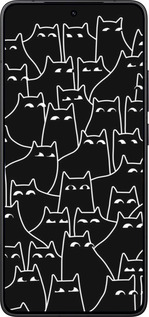 Силиконовый чехол С изображением кошек для Xiaomi POCO F7 Pro - 6470u-4085 изображение 