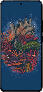 Силиконовый чехол Сердце моря для Xiaomi Redmi K80 - 6506u-4148 изображение 