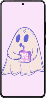 Силіконовий чехол Милий привид для Xiaomi POCO F7 Pro - 6507u-4085 изображение 