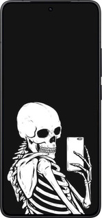 Силиконовый чехол Скелет делает Selfie для Xiaomi Redmi K80 - 6535u-4148 изображение 