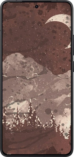 Силиконовый чехол С изображением лунного пейзажа в ночном лесу для Xiaomi Redmi K80 - 6546u-4148 изображение 