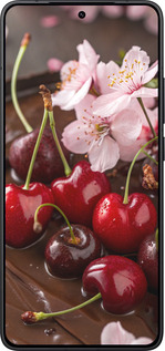 Силиконовый чехол Вишня в шоколаде для Xiaomi Redmi K80 - 6698u-4148 изображение 