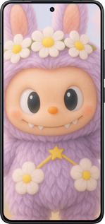 Силіконовий чехол Лабубу 1 для Xiaomi POCO F7 Pro - 6709u-4085 изображение 