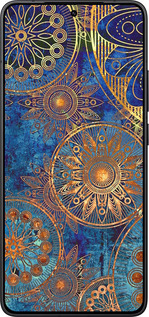 Силіконовий чехол Золотий візерунок для Xiaomi POCO F7 Pro - 678u-4085 изображение 