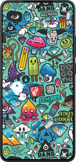 Силиконовый чехол Стикер бомбинг 1 для Xiaomi Redmi K80 - 693u-4148 изображение 