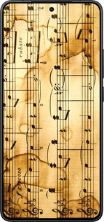 Силіконовий чехол Ноти для Xiaomi Redmi K80 - 905u-4148 изображение 