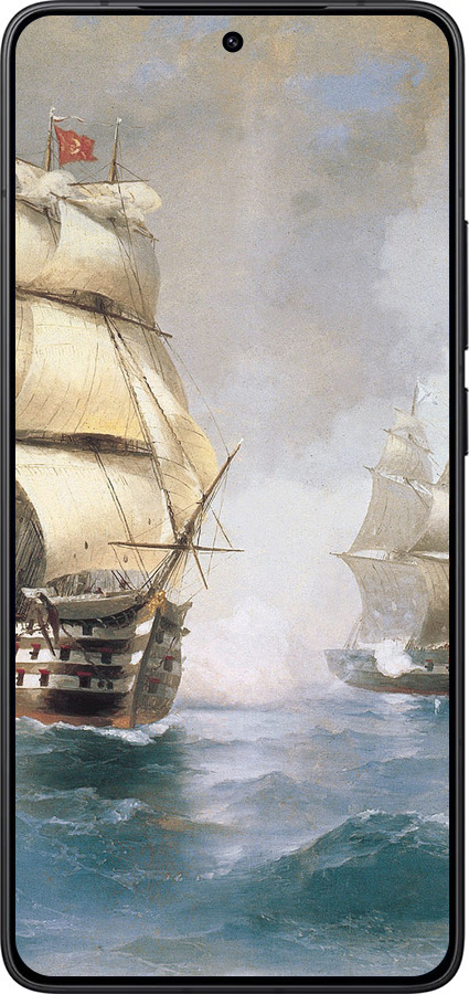 Силіконовий чехол Айвазовський. Кораблі для Xiaomi POCO F7 Pro - 160u-4085 изображение 