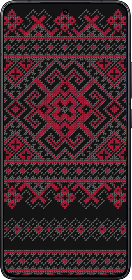 Силіконовий чехол Вишиванка 52 для Xiaomi POCO F7 Pro - 1763u-4085 изображение 