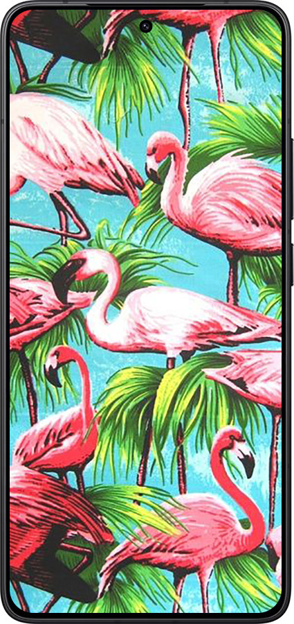 Силиконовый чехол Tropical background для Xiaomi POCO F7 Pro - 4016u-4085 изображение 