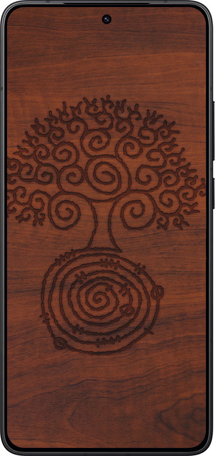 Силіконовий чехол Візерунок дерева для Xiaomi Redmi K80 - 4119u-4148 изображение 