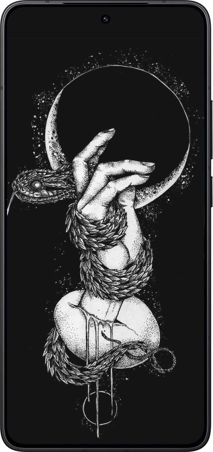 Силиконовый чехол Змея в руке для Xiaomi POCO F7 Pro - 4149u-4085 изображение 