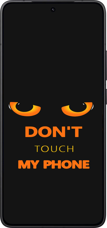 Силиконовый чехол Don't touch the phone для Xiaomi Redmi K80 - 4261u-4148 изображение 