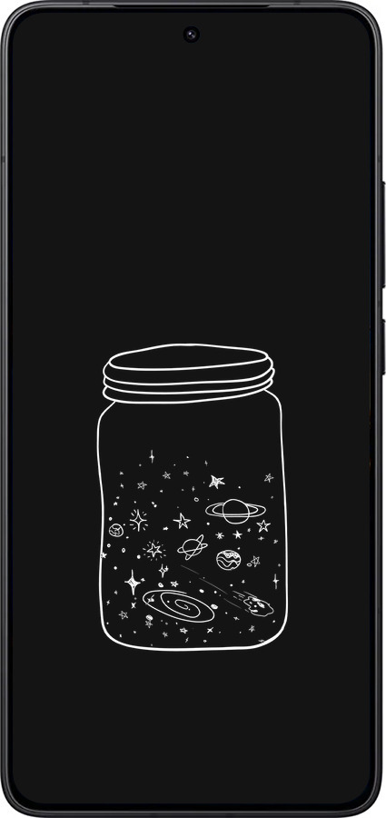 Силіконовий чехол Космос в банці для Xiaomi POCO F7 Pro - 4297u-4085 изображение 