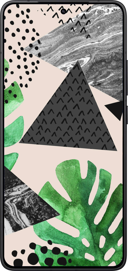 Силиконовый чехол Монстера для Xiaomi Redmi K80 - 4304u-4148 изображение 