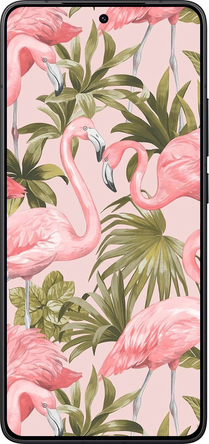 Силиконовый чехол фламинго 2 для Xiaomi Redmi K80 - 4360u-4148 изображение 