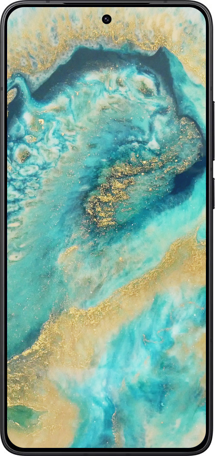 Силиконовый чехол Green marble для Xiaomi Redmi K80 - 4365u-4148 изображение 