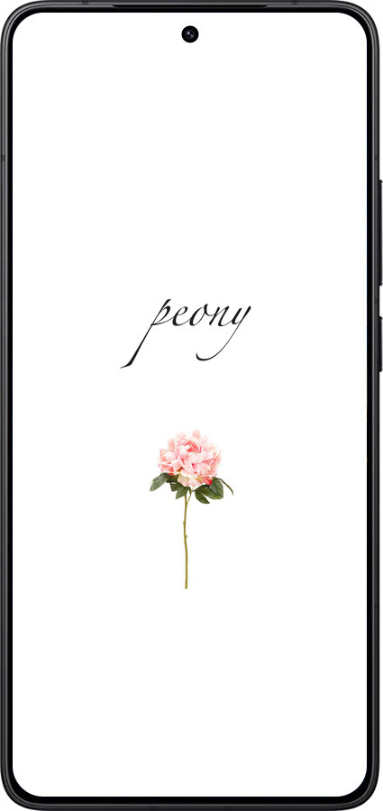 Силіконовий чехол Півонія для Xiaomi Redmi K80 - 4366u-4148 изображение 